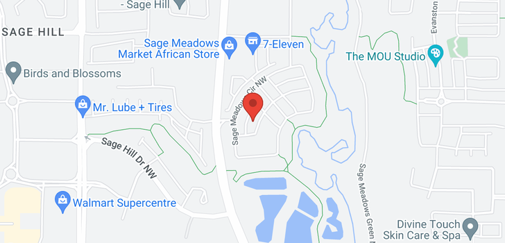 map of 53 SAGE MEADOWS Way NW